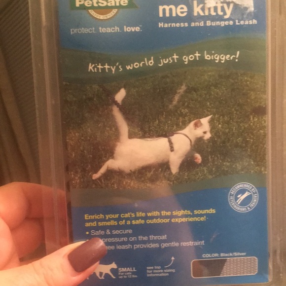 Pet safe come with me kitty harness and bungee leash brand new up to 12 pounds - Picture 2 of 8